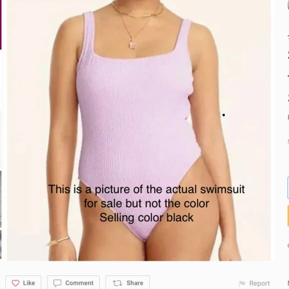 J. Crew Other - NEW J. Crew plus size 22 or 3X Ribbed Square neck one piece black